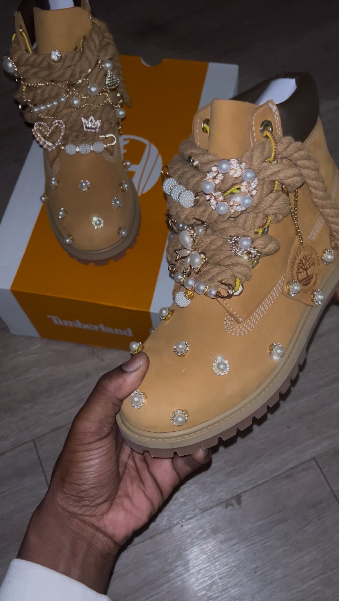 Junk Charm Timbs (Toddler Sizes)